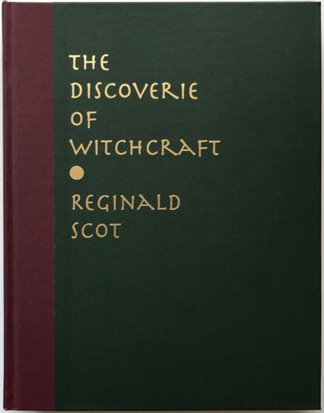 The exposure of magic reginald scot